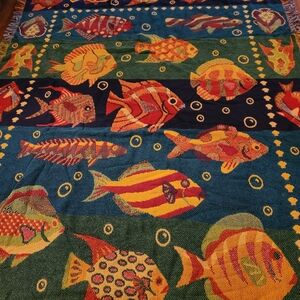Fish Blanket Throw